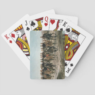 The Visit to the River Negro by General Julio Arge Playing Cards