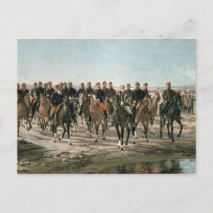 The Visit to the River Negro by General Julio Arge Postcard