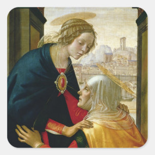 The Visitation, 1491 Square Sticker
