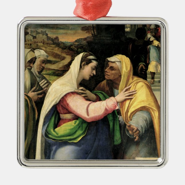 The Visitation, 1519 Metal Tree Decoration (Front)