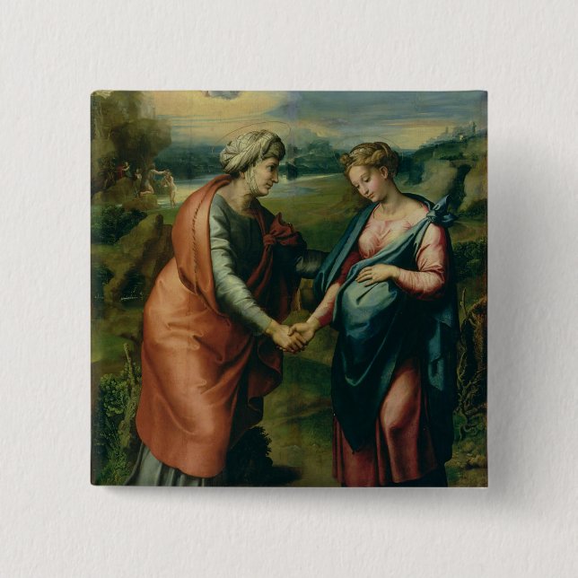 The Visitation 15 Cm Square Badge (Front)