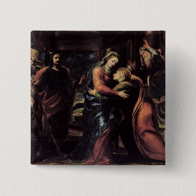 The Visitation 15 Cm Square Badge (Front)