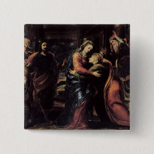 The Visitation 15 Cm Square Badge
