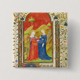 The Visitation 15 Cm Square Badge