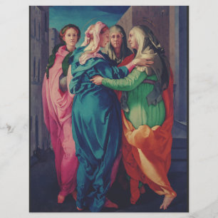 The Visitation by Pontormo Mannerist Fine Art Flyer