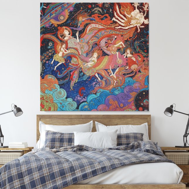 The Visitation  Canvas Print (Insitu(Bedroom))