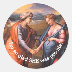 The Visitation Classic Round Sticker