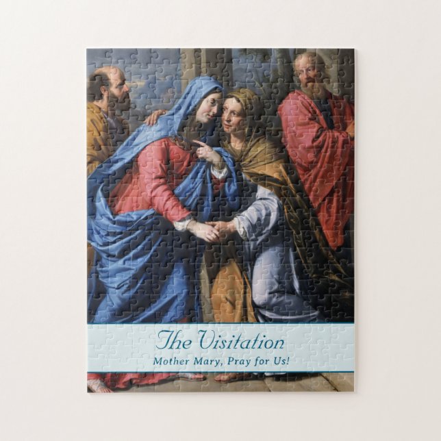 The Visitation Customisable Jigsaw Puzzle (Vertical)