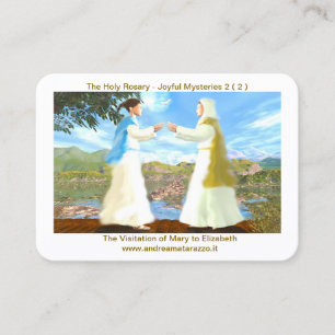 The Visitation of Mary To Elizabeth Holy Place Card