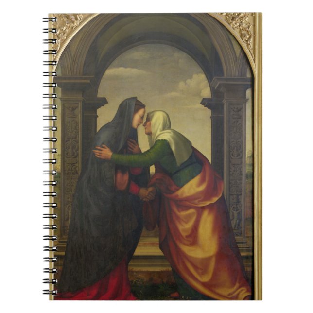 The Visitation of St. Elizabeth to the Virgin Mary Notebook (Front)