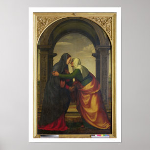 The Visitation of St. Elizabeth to the Virgin Mary Poster
