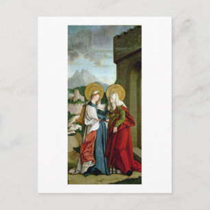 The Visitation (oil on panel) Postcard