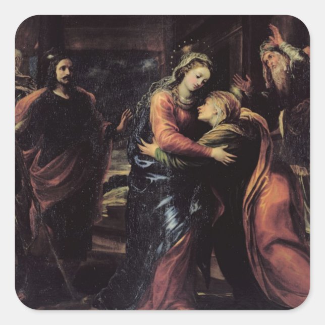 The Visitation Square Sticker (Front)