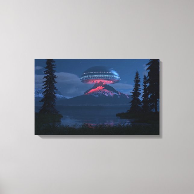 The Visitor Canvas Print (Front)