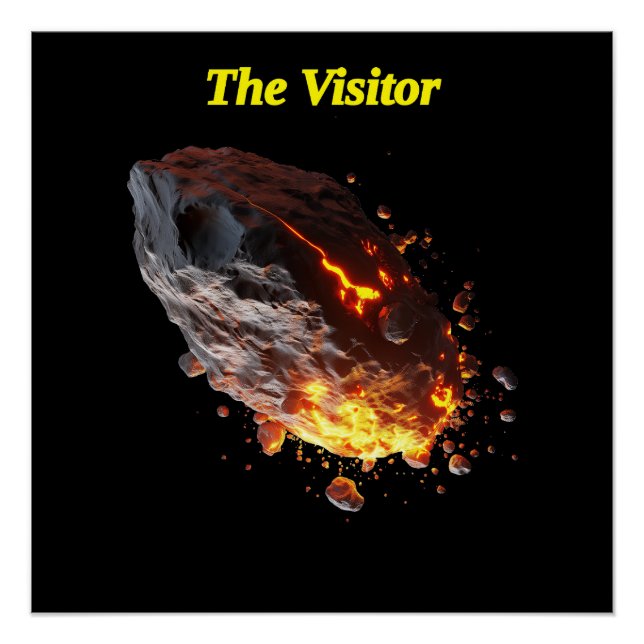 "The visitor," Space Rock from outer space stories Poster (Front)