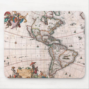 The Visscher map of the New World Mouse Mat
