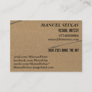 The Visual Artist Business Card
