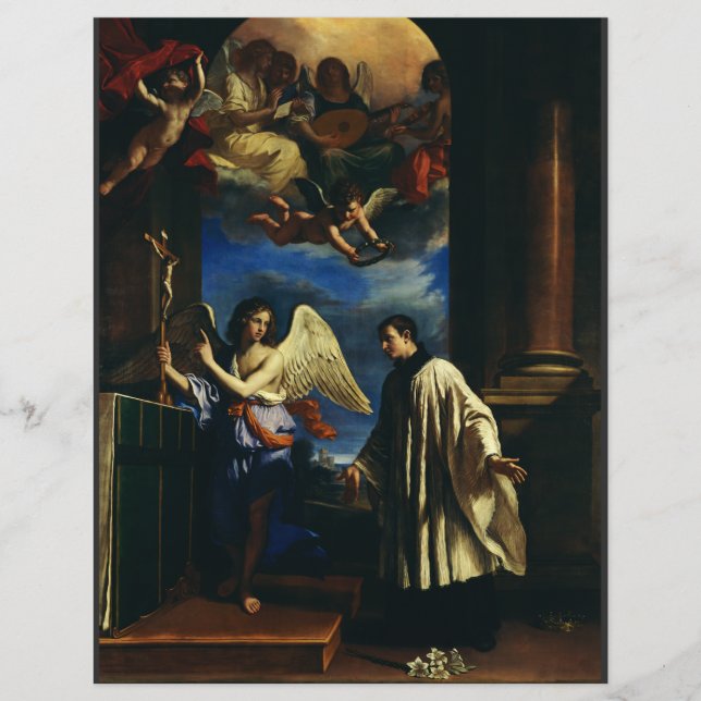 The Vocation of Saint Aloysius Luigi Gonzaga Flyer (Front)