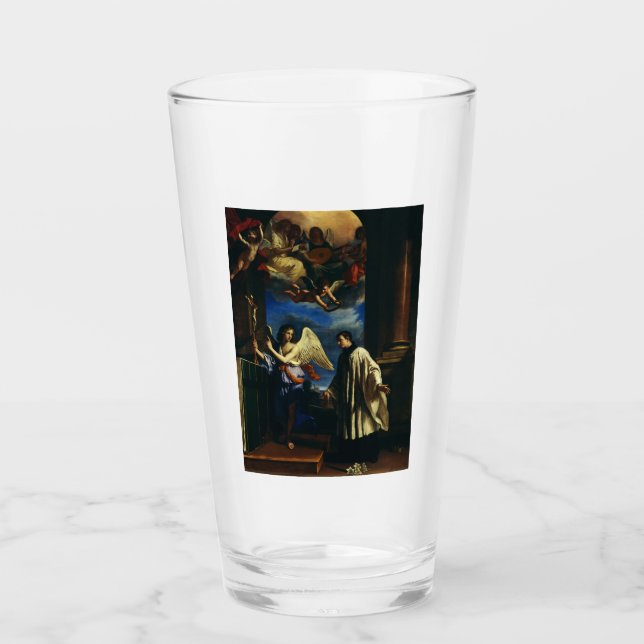 The Vocation of Saint Aloysius Luigi Gonzaga Glass (Front)