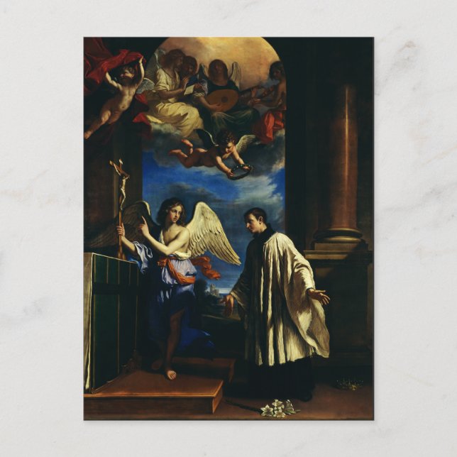 The Vocation of Saint Aloysius Luigi Gonzaga Postcard (Front)