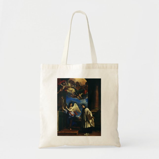 The Vocation of Saint Aloysius Luigi Gonzaga Tote Bag (Front)