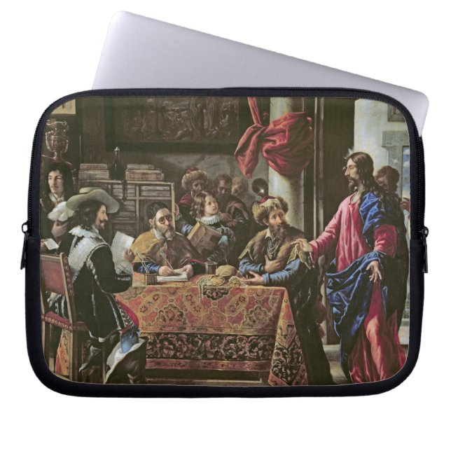 The Vocation of St. Matthew Laptop Sleeve (Front)
