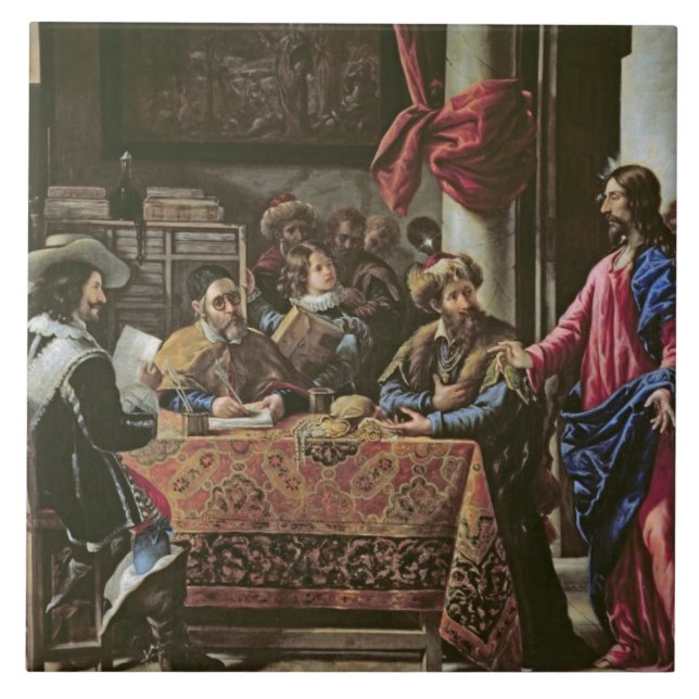 The Vocation of St. Matthew Tile (Front)