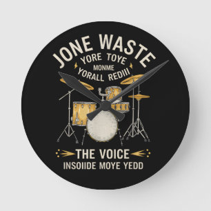  The Voice Inside My Head  Round Clock