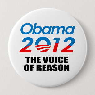 THE VOICE OF REASON 10 CM ROUND BADGE