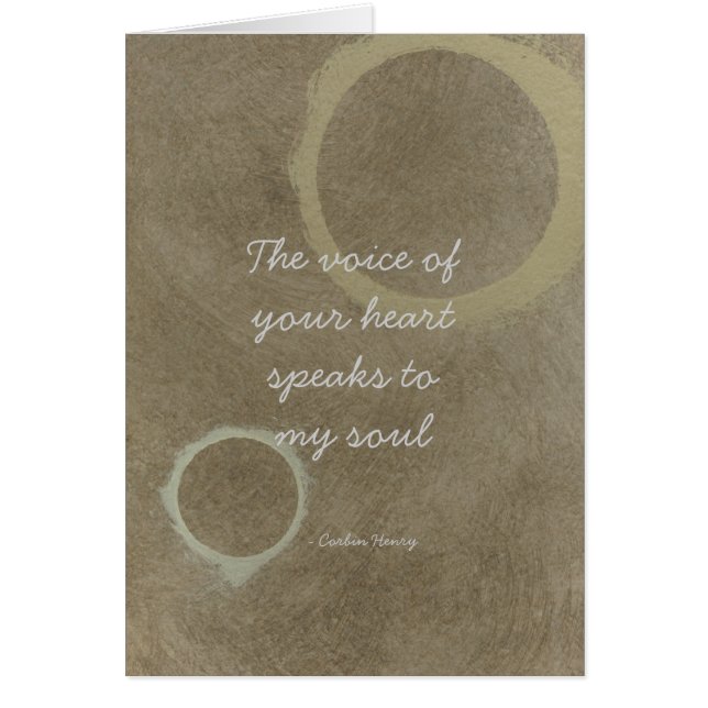 The Voice Of Your Heart - Circles (Front)