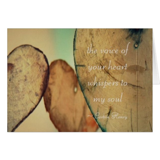 The Voice Of Your Heart Whispers To My Soul (Front Horizontal)