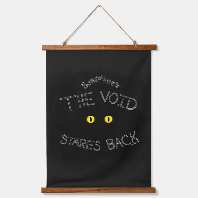 The Void Stares Back Hanging Tapestry (Front)