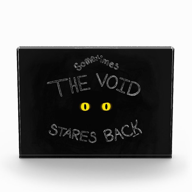 The Void Stares Back Photo Block (Front)