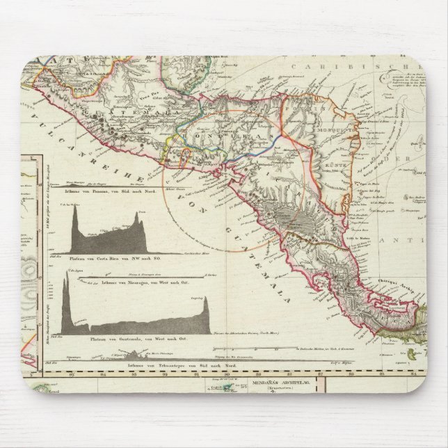 The volcanic series of Guatemala Mouse Mat (Front)