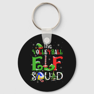 The Volleyball Elf Xmas Elf Hat Scute Ss Cute Sss  Key Ring