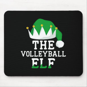 The Volleyball Elf Xmas Family Matching Group Chri Mouse Mat