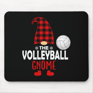 The Volleyball Gnome Family Xmas Christmas Mouse Mat