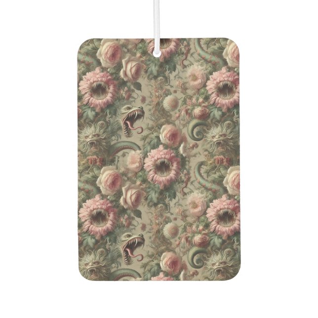 The Voracious Verdants – Gothic Victorian Car Air Freshener (Front)