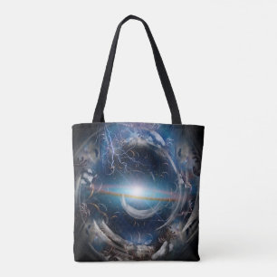 The vortex of insanity tote bag