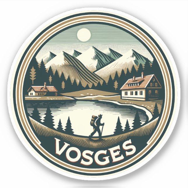 The Vosges France Badge (Front)