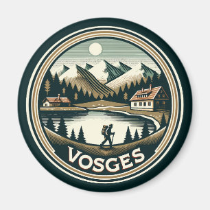 The Vosges France Badge Magnet