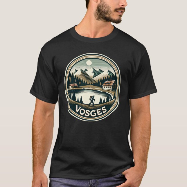 The Vosges France Badge T-Shirt (Front)