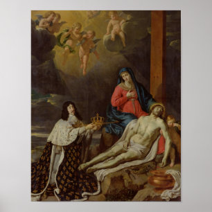 The Vow of Louis XIII King of France and Poster