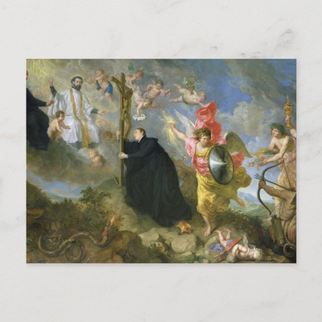 The Vows of Saint Aloysius of Gonzaga Postcard (Front)