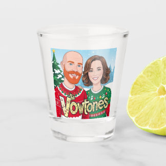 The Vowtones - Christmas Shot Glass