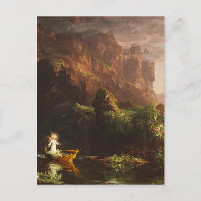 The Voyage of Life: Childhood - Thomas Cole Postcard (Front)