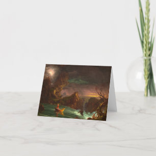 The Voyage of Life, Manhood by Thomas Cole Thank You Card