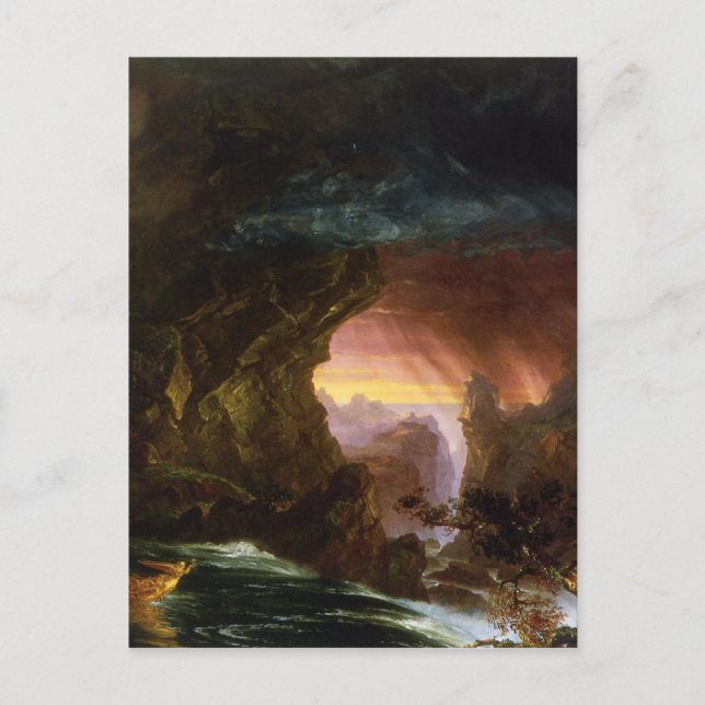 The Voyage of Life: Manhood Thomas Cole Postcard (Front)