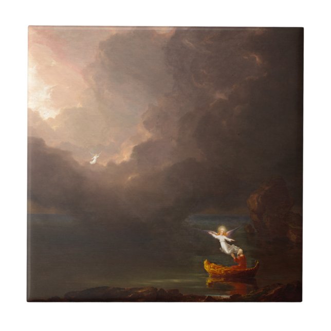 The Voyage of Life Old Age Thomas Cole 1842 Tile (Front)