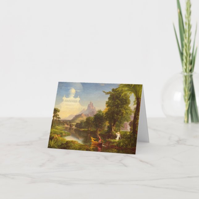 The Voyage of Life, Youth by Thomas Cole Thank You Card (Front)